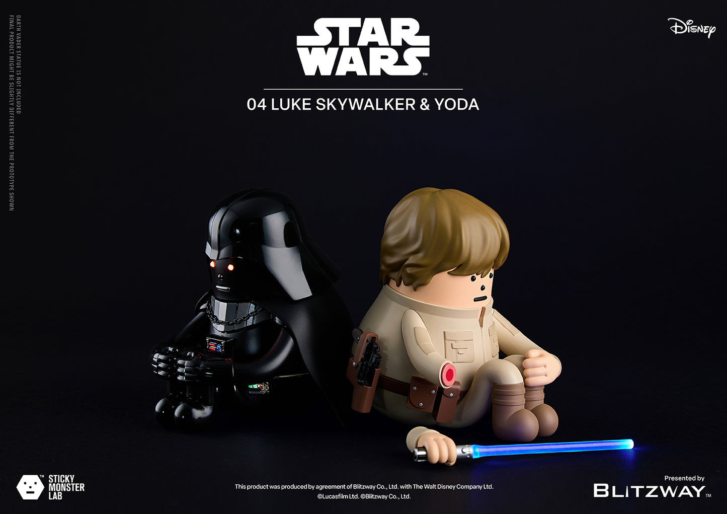 SML STAR WARS 04 LUKE SKYWALKER and YODA