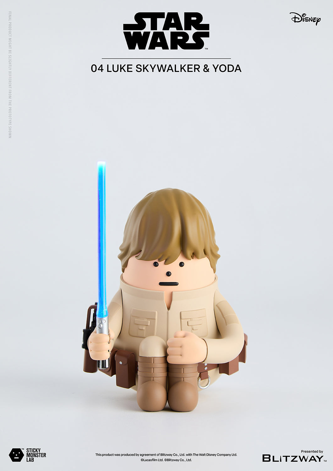 SML STAR WARS 04 LUKE SKYWALKER and YODA