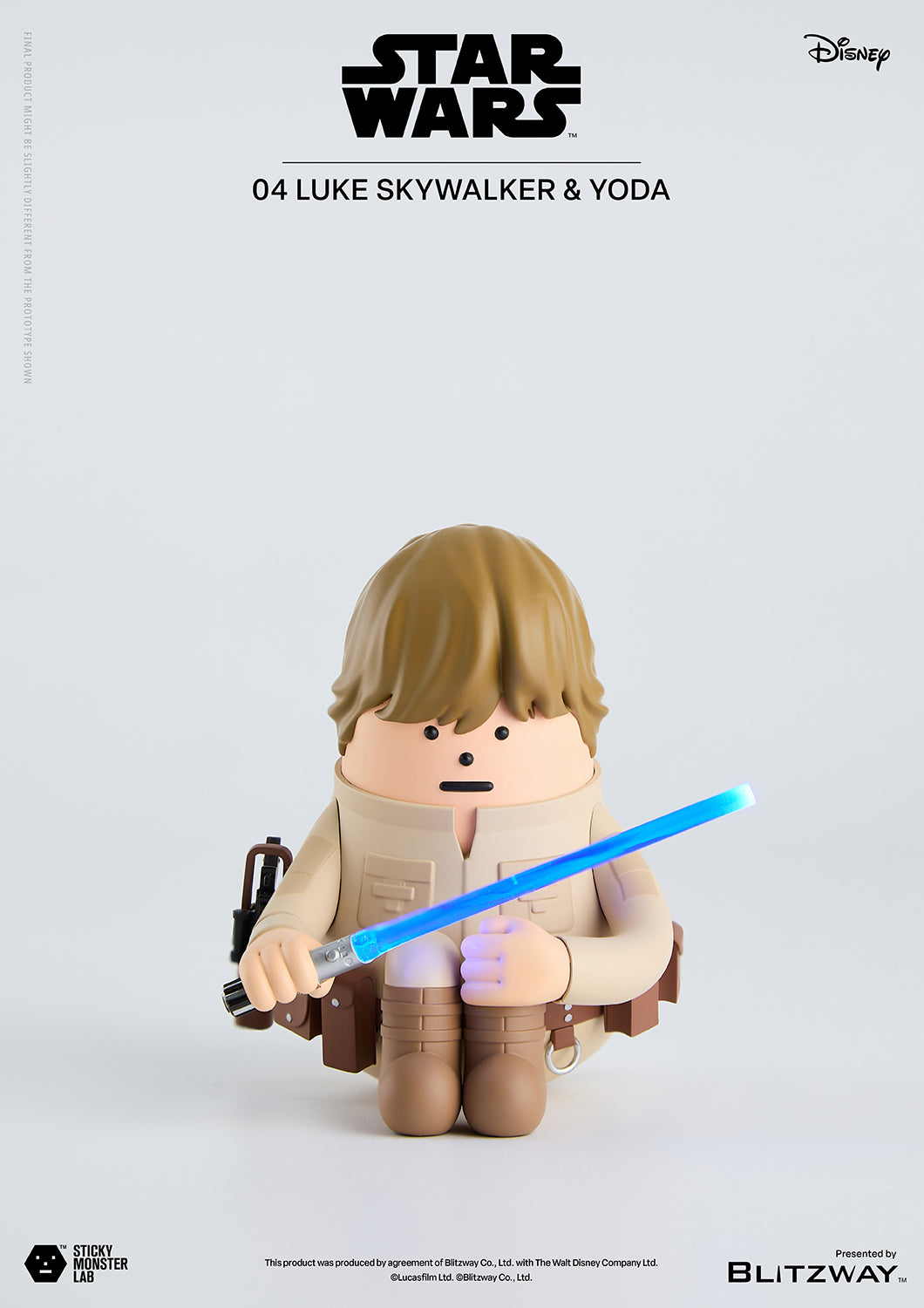 SML STAR WARS 04 LUKE SKYWALKER and YODA