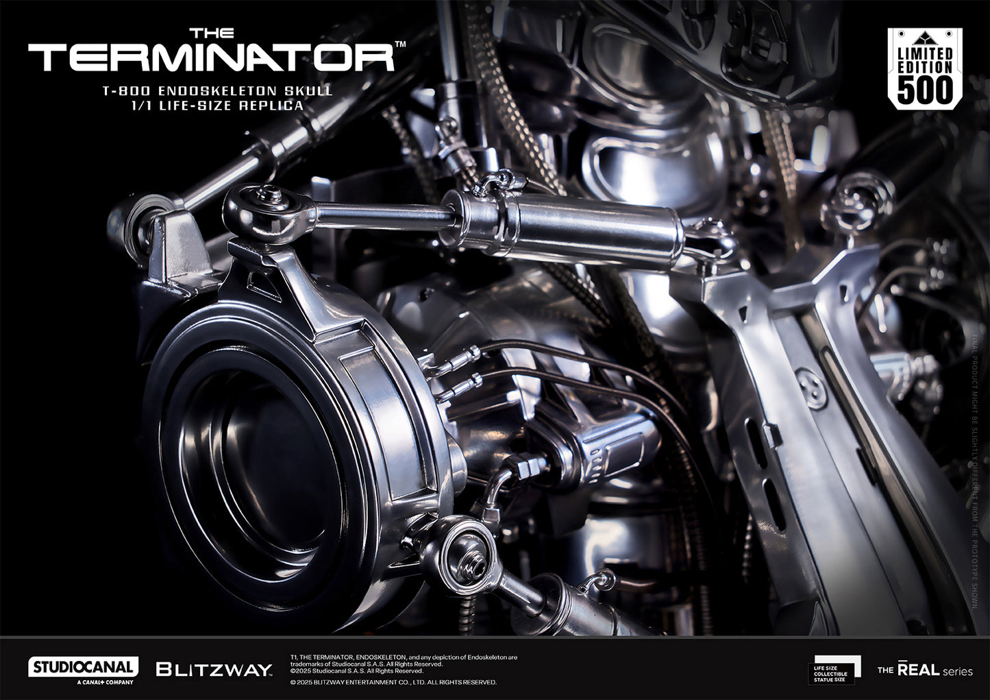 T-800 Endoskeleton Skull 1/1 ライフサイズレプリカ