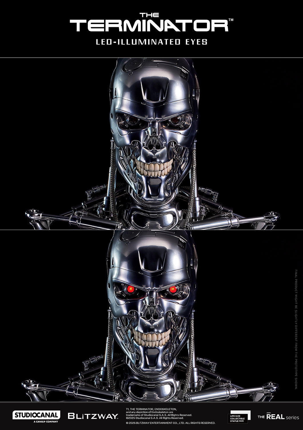 T-800 Endoskeleton Skull 1/1 ライフサイズレプリカ