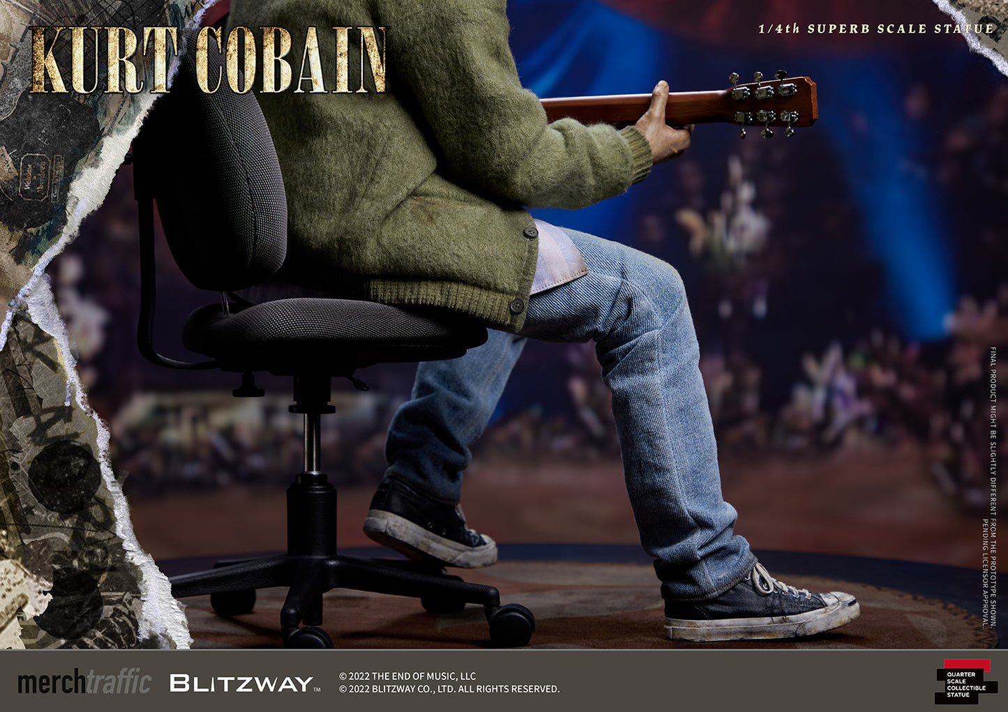 1/4 スパーブスケールスタチュー カート・コバーン