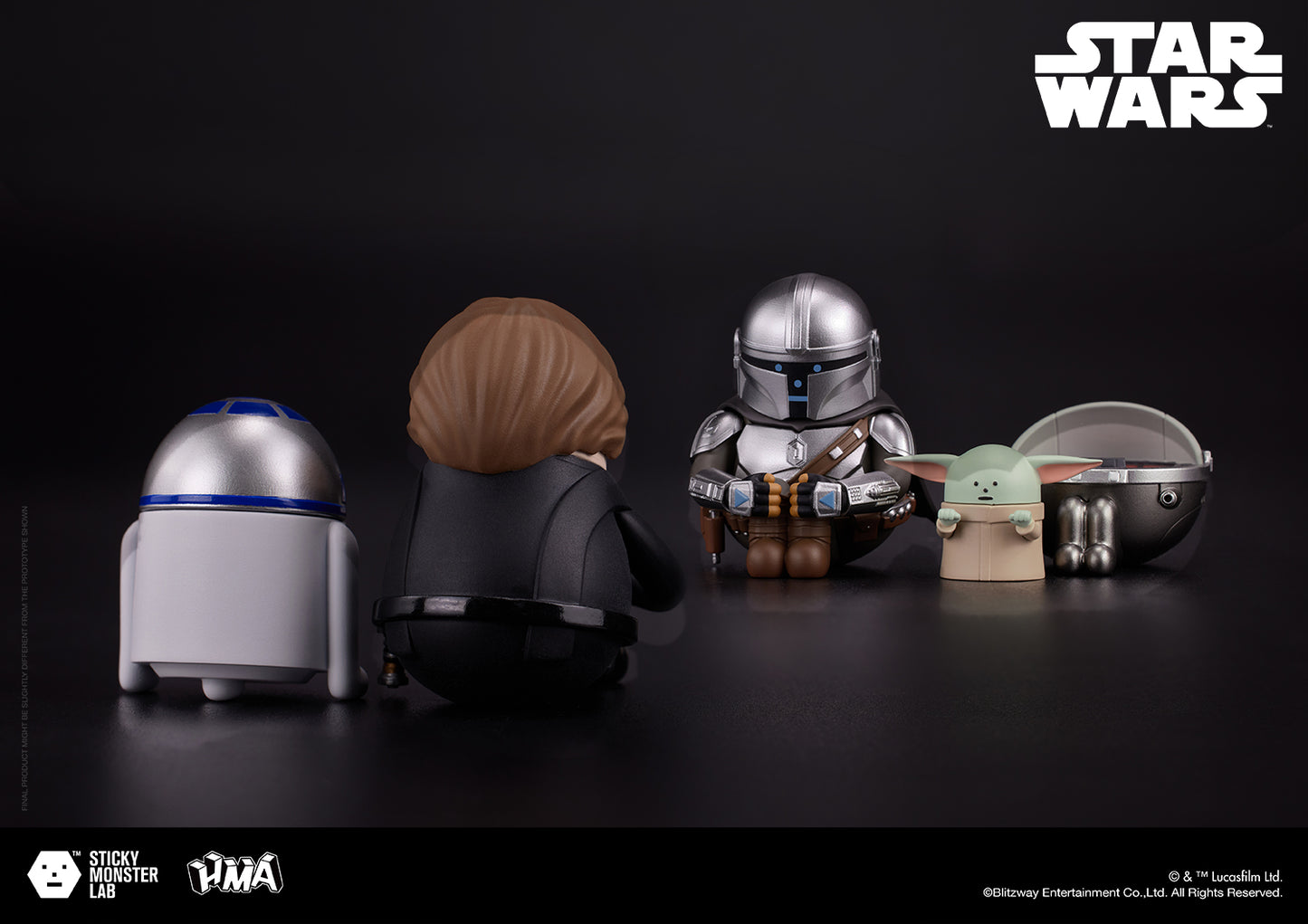 SML MINI-FIGURE BLIND BOX STAR WARS SERIES 02 'THE MANDALORIAN' (1BOX)