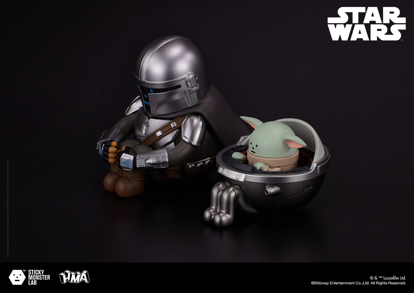 SML MINI-FIGURE BLIND BOX STAR WARS SERIES 02 'THE MANDALORIAN' (1BOX)