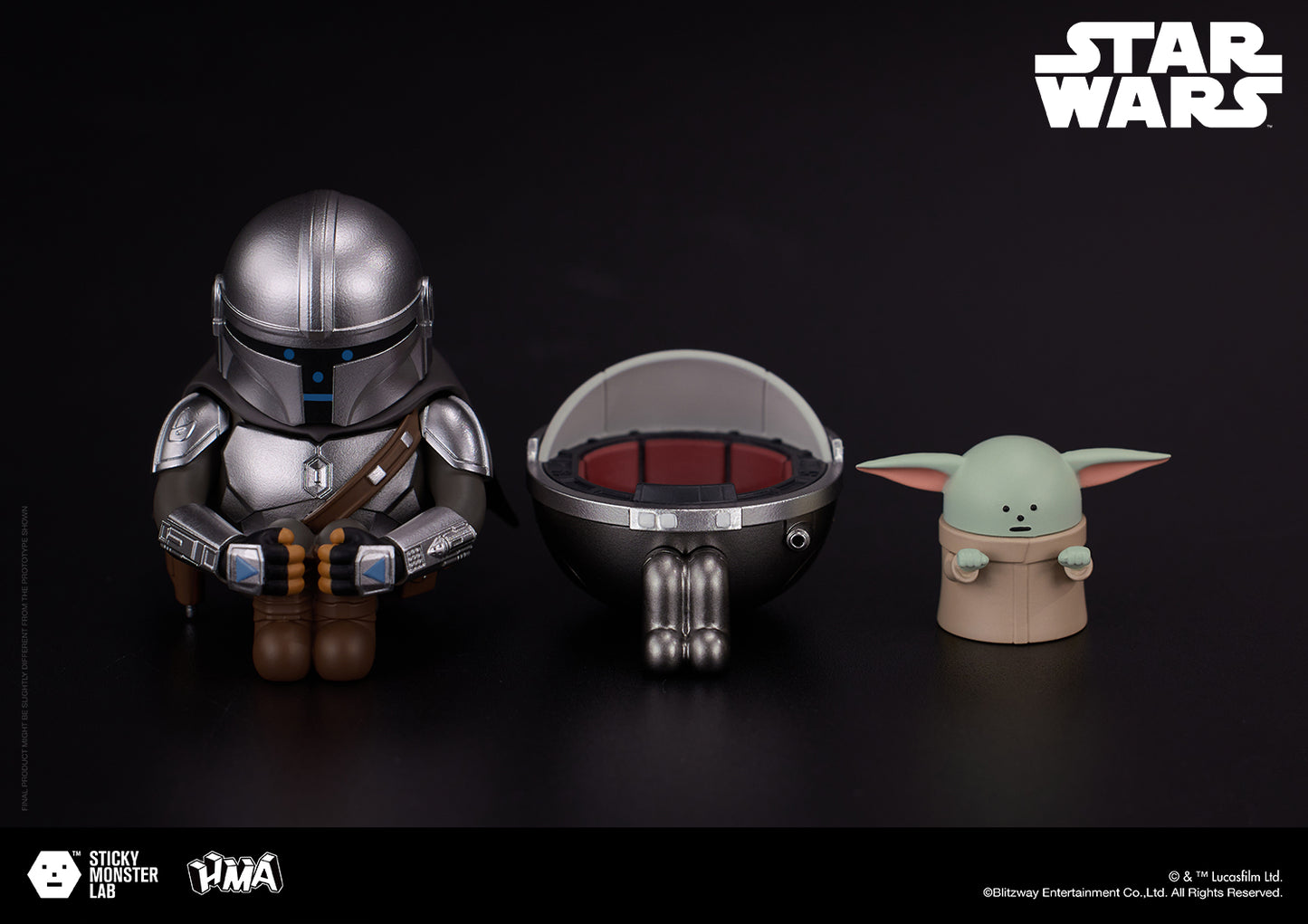 SML MINI-FIGURE BLIND BOX STAR WARS SERIES 02 'THE MANDALORIAN' (1BOX)