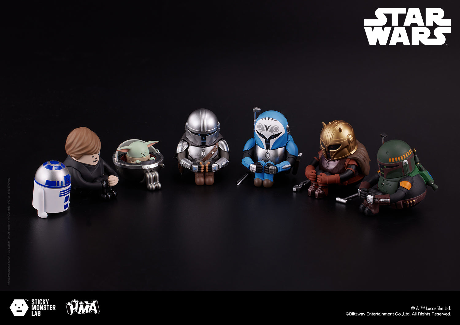 SML MINI-FIGURE BLIND BOX STAR WARS SERIES 02 'THE MANDALORIAN