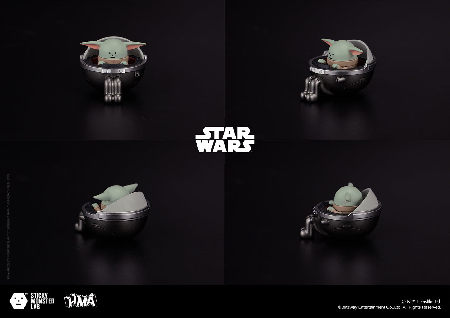 SML MINI-FIGURE BLIND BOX STAR WARS SERIES 02 'THE MANDALORIAN' (1BOX)
