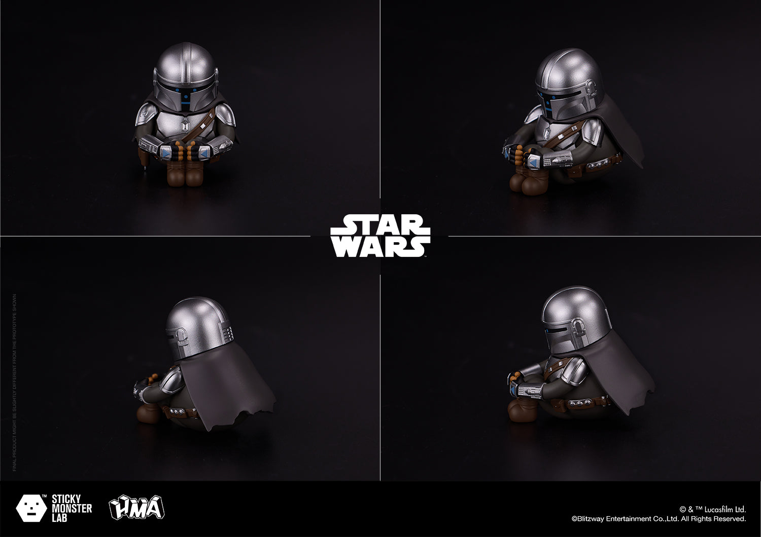 SML MINI-FIGURE BLIND BOX STAR WARS SERIES 02 'THE MANDALORIAN