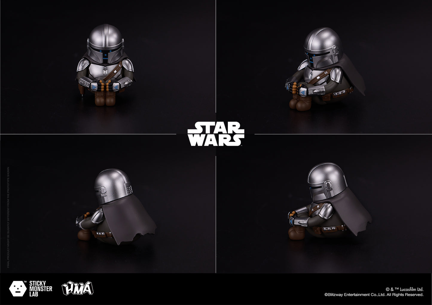 SML MINI-FIGURE BLIND BOX STAR WARS SERIES 02 'THE MANDALORIAN' (1BOX)