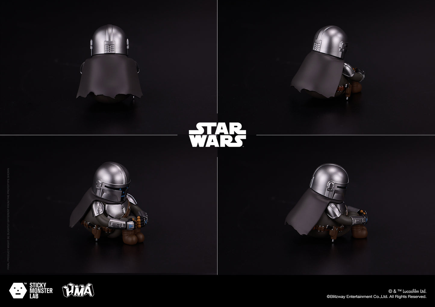 SML MINI-FIGURE BLIND BOX STAR WARS SERIES 02 'THE MANDALORIAN' (1BOX)