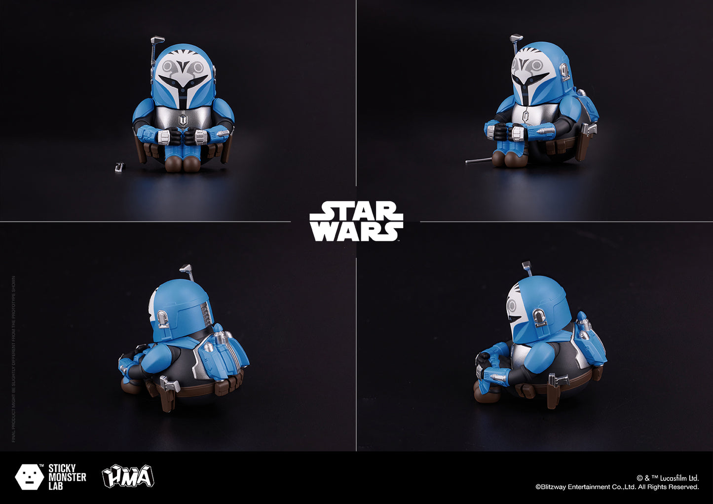 SML MINI-FIGURE BLIND BOX STAR WARS SERIES 02 'THE MANDALORIAN' (1BOX)