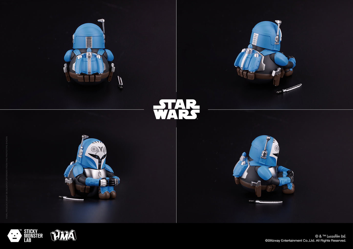SML MINI-FIGURE BLIND BOX STAR WARS SERIES 02 'THE MANDALORIAN' (1BOX)