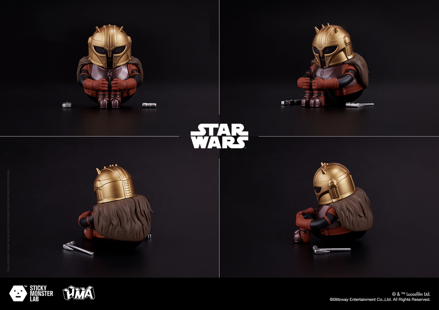 SML MINI-FIGURE BLIND BOX STAR WARS SERIES 02 'THE MANDALORIAN' (1BOX)