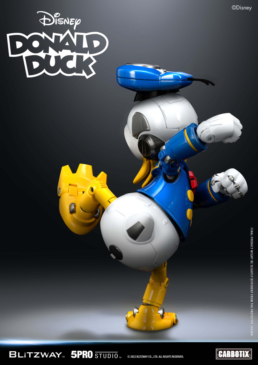 Disney BLITZWAY 合金機械 ドナルドダック フィギュア - 知育玩具