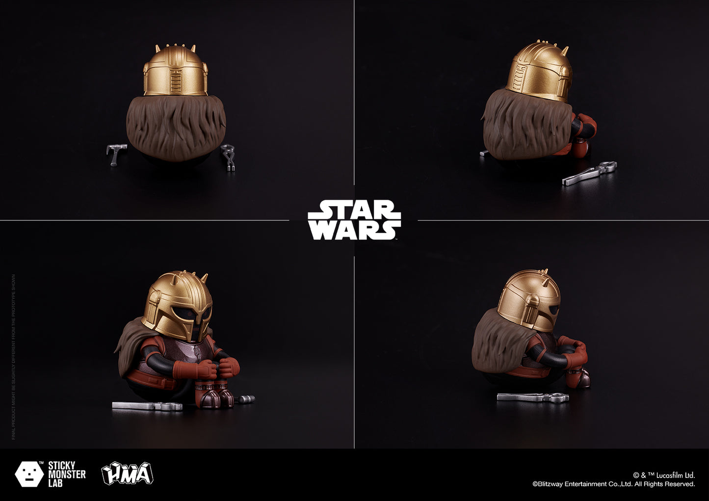 SML MINI-FIGURE BLIND BOX STAR WARS SERIES 02 'THE MANDALORIAN' (1BOX)