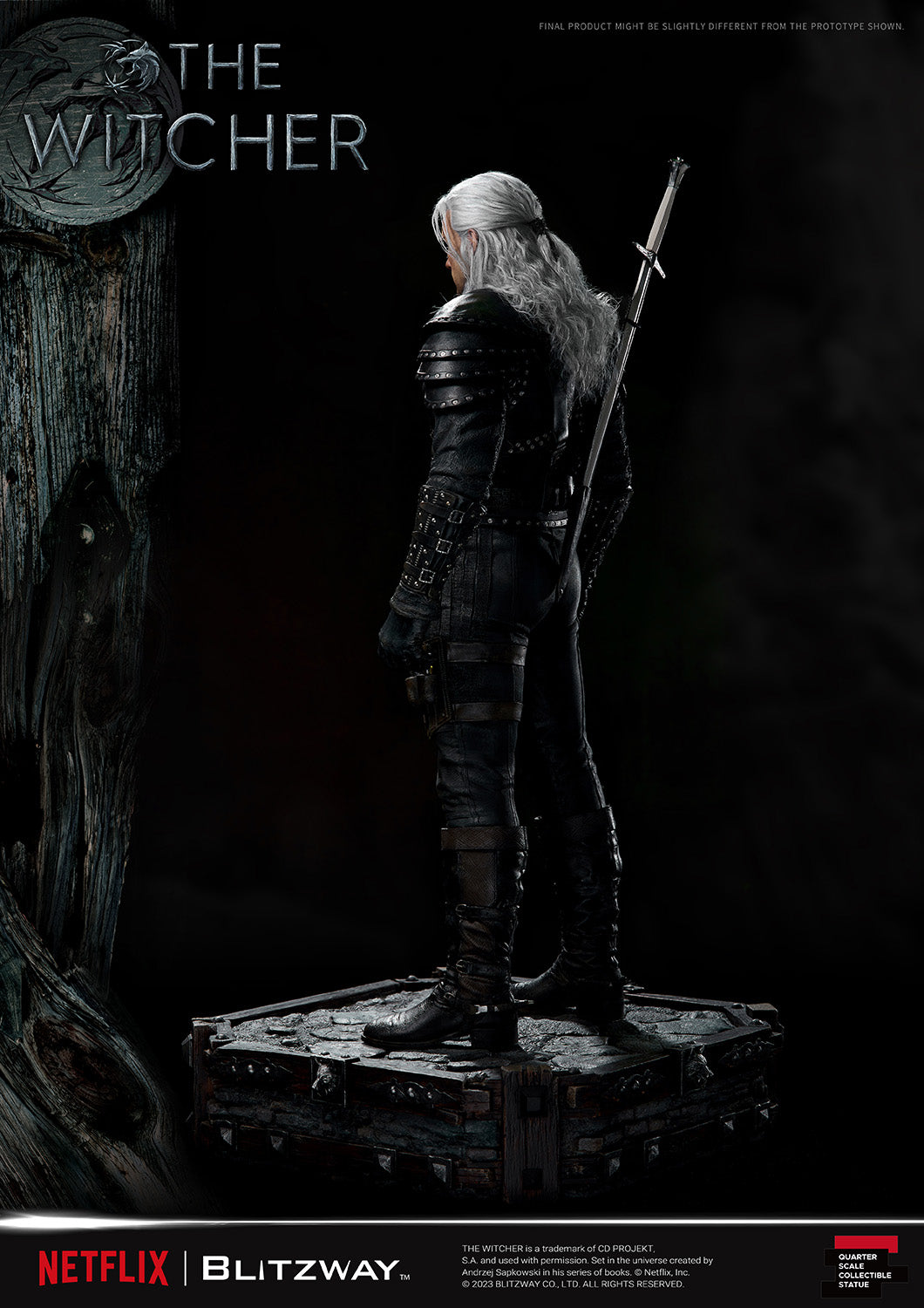 hottoysウィッチャー ゲラルト Geralt of Rivia J-001 1/6白狼