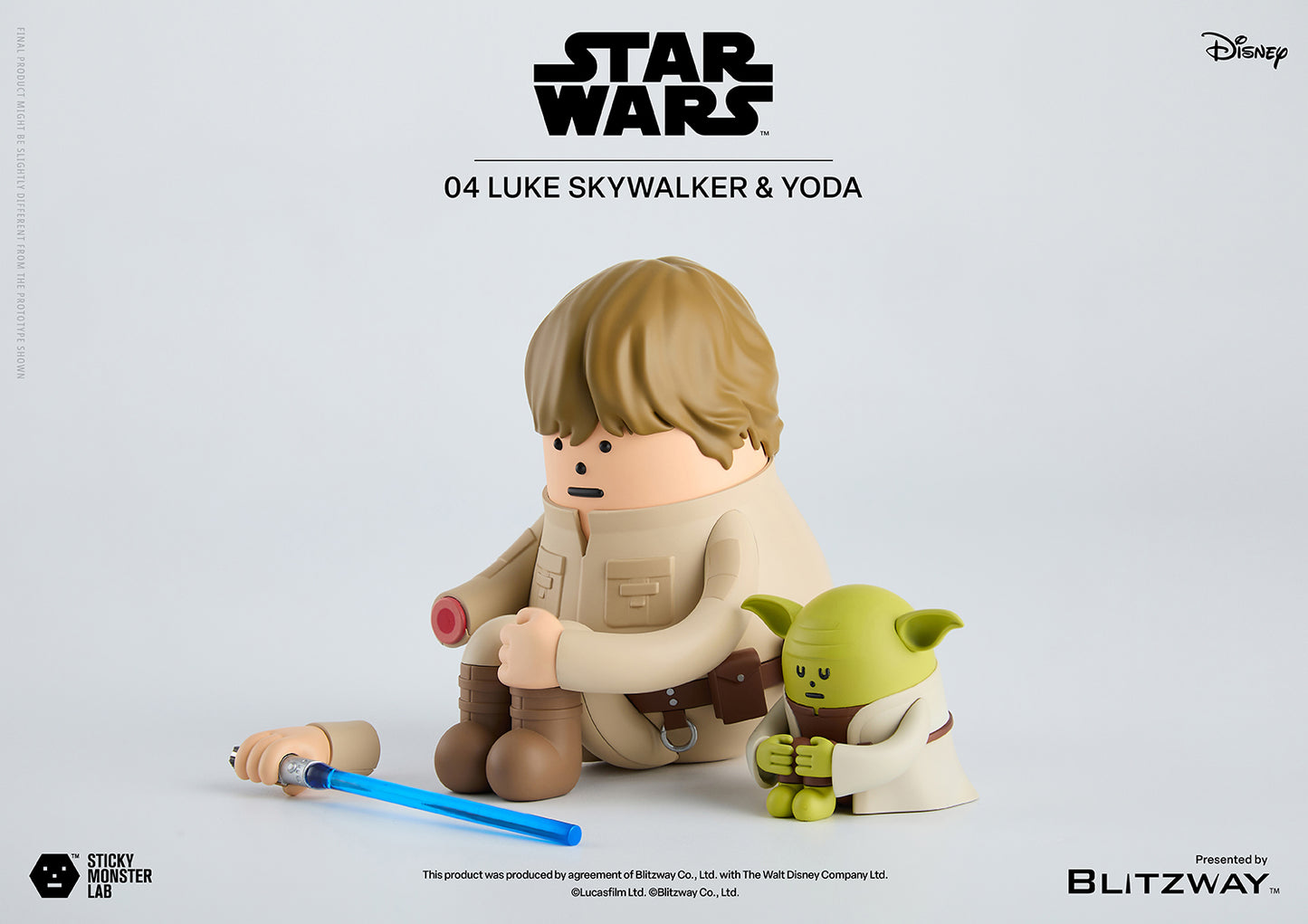 SML STAR WARS 04 LUKE SKYWALKER and YODA