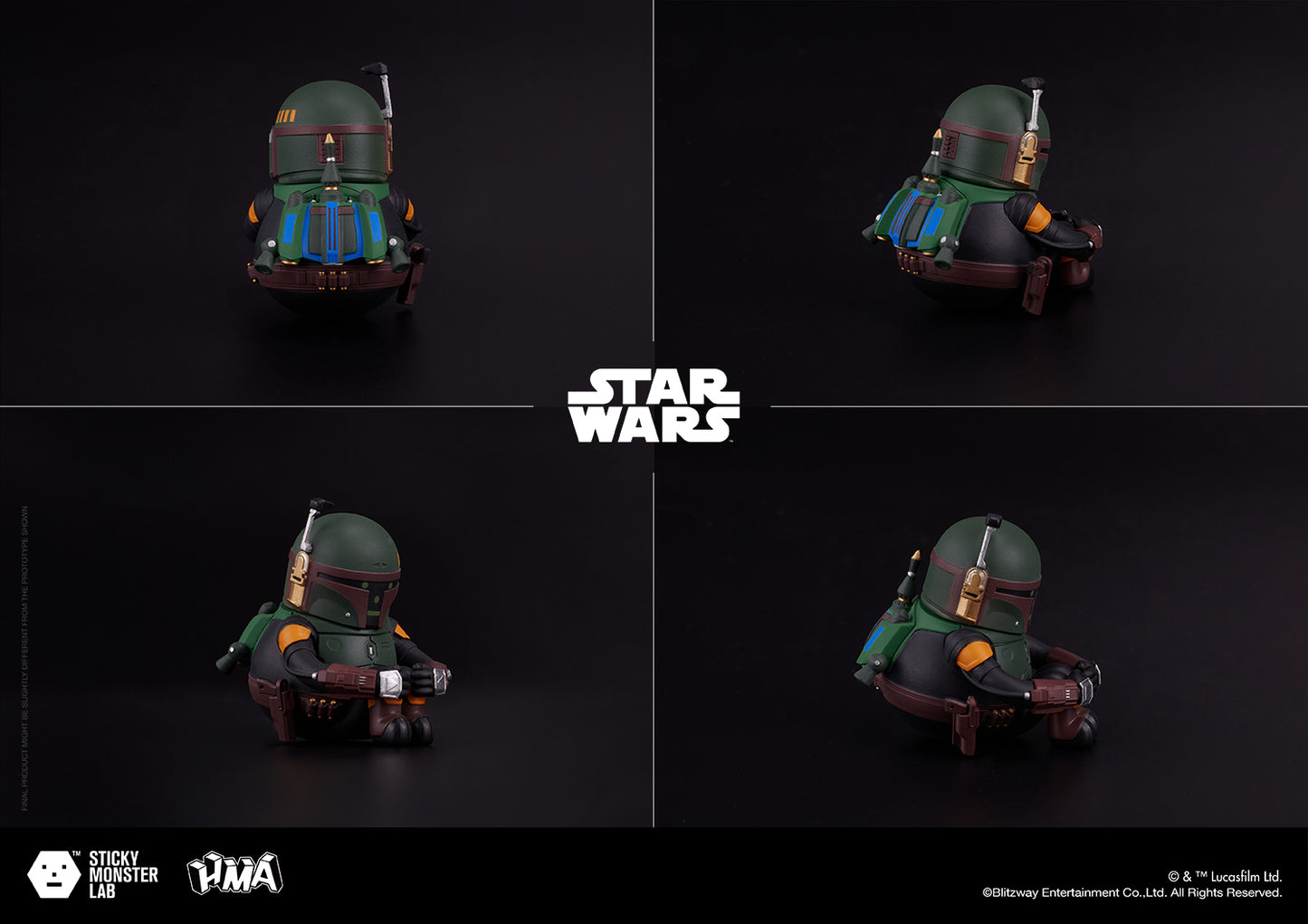 SML MINI-FIGURE BLIND BOX STAR WARS SERIES 02 'THE MANDALORIAN' (1BOX)