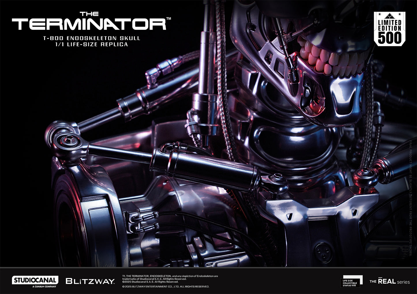 T-800 Endoskeleton Skull 1/1 ライフサイズレプリカ