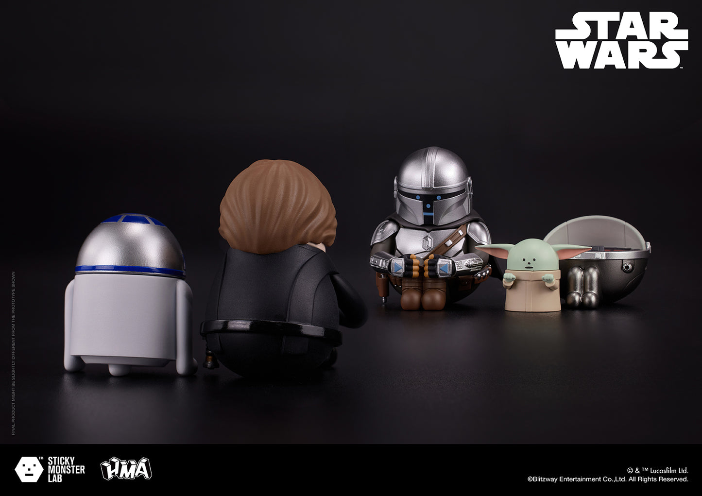 SML MINI-FIGURE BLIND BOX STAR WARS SERIES 02 'THE MANDALORIAN' (1BOX)