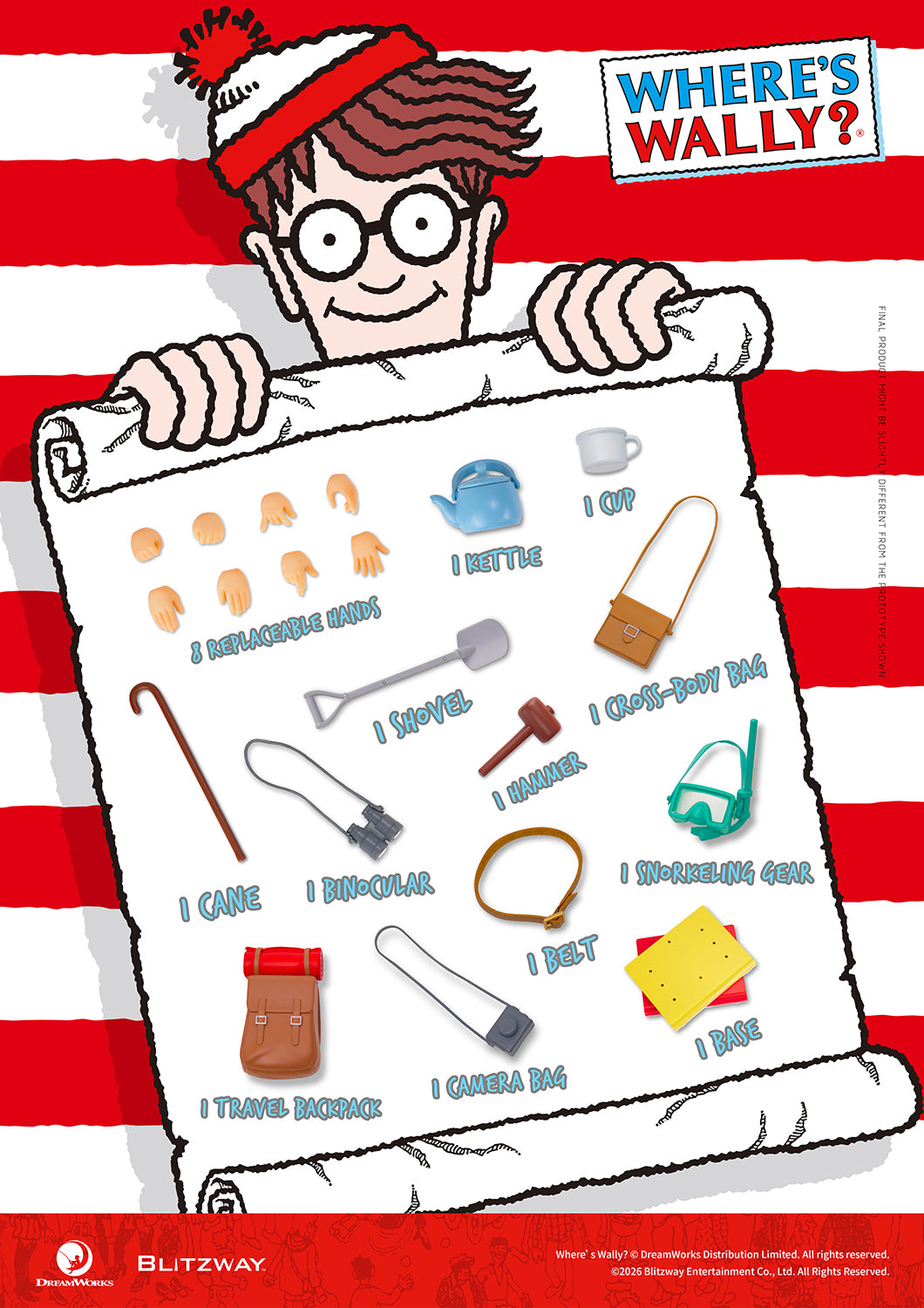 アクションフィギュア ウォーリー (『ウォーリーをさがせ！』より)